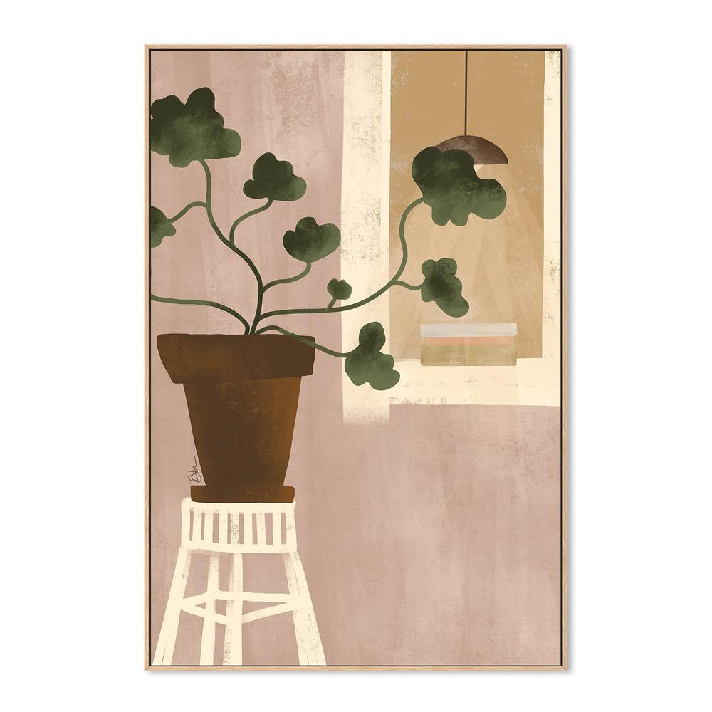 wall-art-print-canvas-poster-framed-Cozy Houseplant Window-4