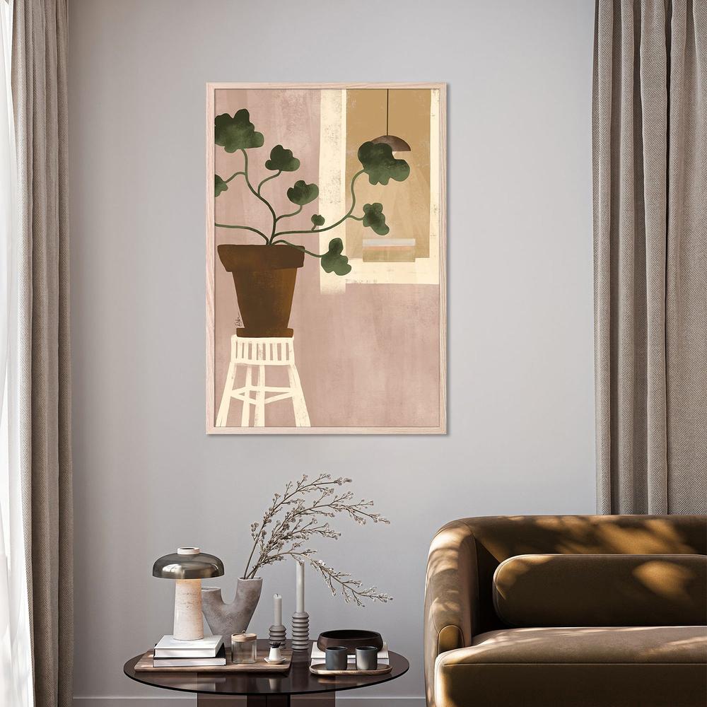 wall-art-print-canvas-poster-framed-Cozy Houseplant Window-8