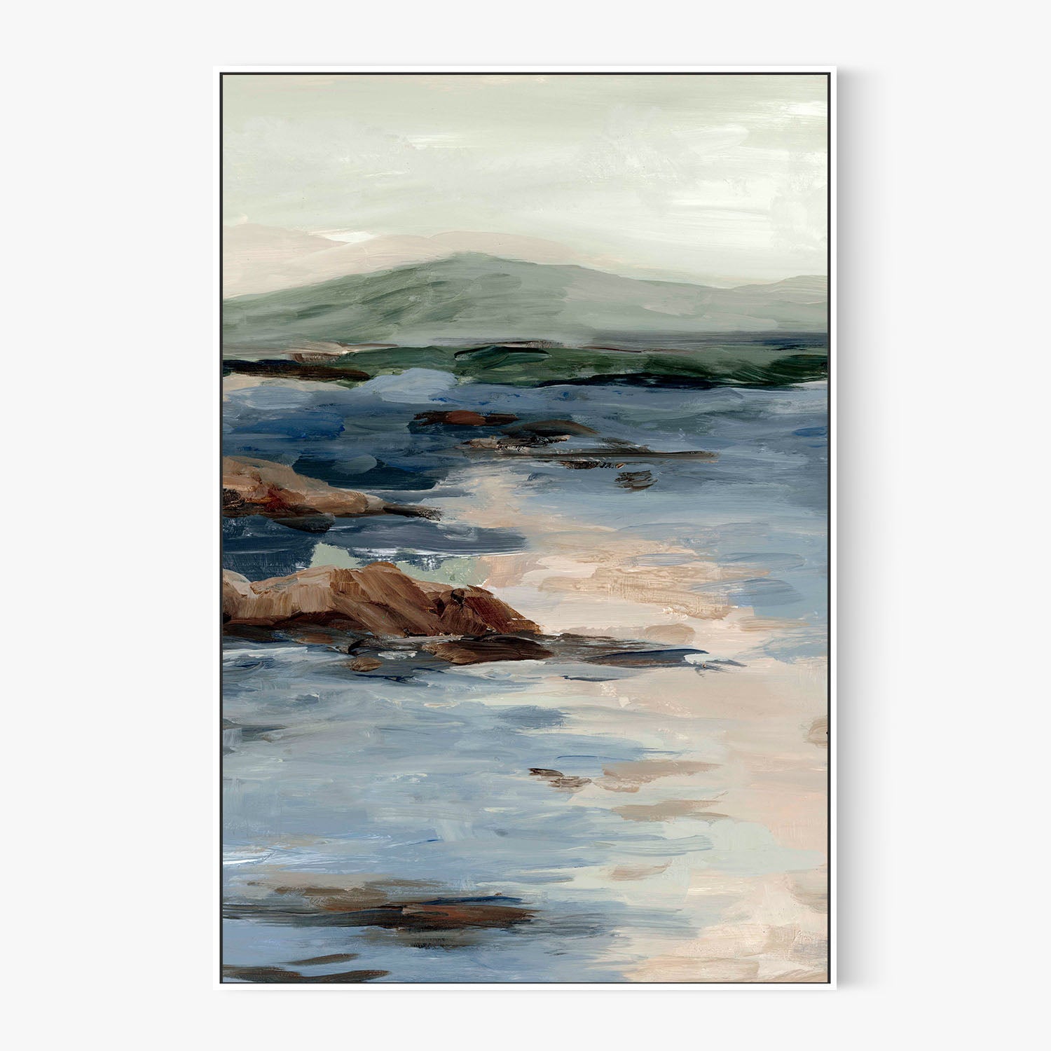 Crashing Tides, Style A-by-Jacob Q-wall-art-print-canvas-poster-framed-Gioia