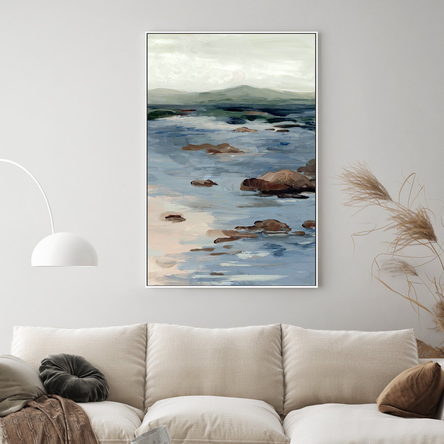 Crashing Tides, Style B-by-Jacob Q-wall-art-print-canvas-poster-framed-Gioia