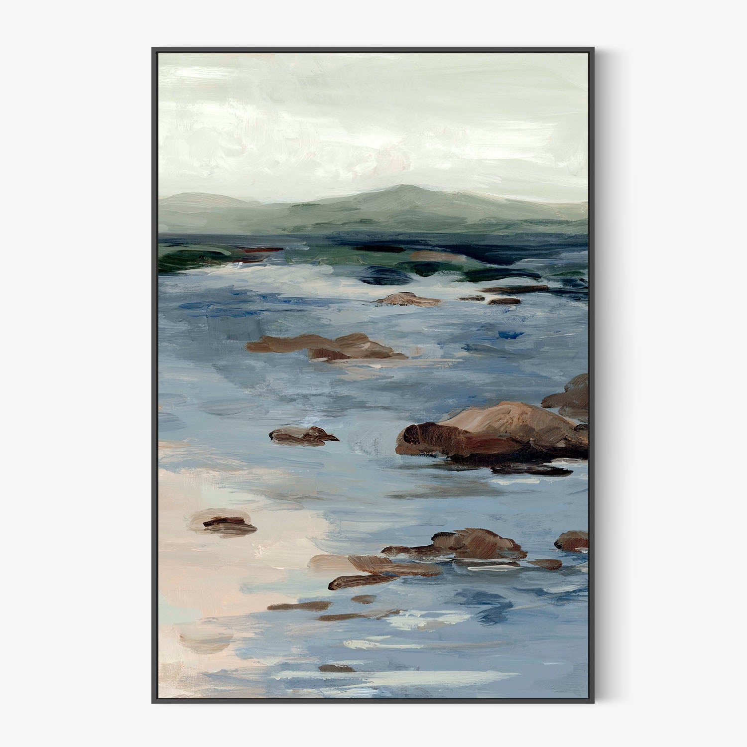Crashing Tides, Style B-by-Jacob Q-wall-art-print-canvas-poster-framed-Gioia