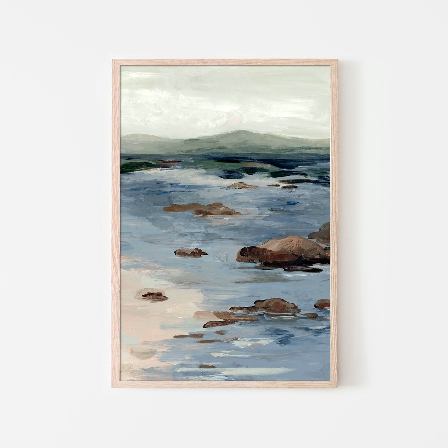 Crashing Tides, Style B-by-Jacob Q-wall-art-print-canvas-poster-framed-Gioia