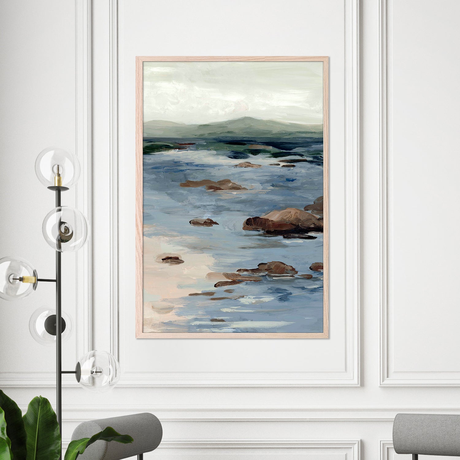 Crashing Tides, Style B-by-Jacob Q-wall-art-print-canvas-poster-framed-Gioia