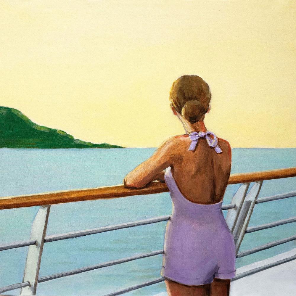 Cruise Sunset-by-Sarah Morrissette-wall-art-print-canvas-poster-framed-Gioia