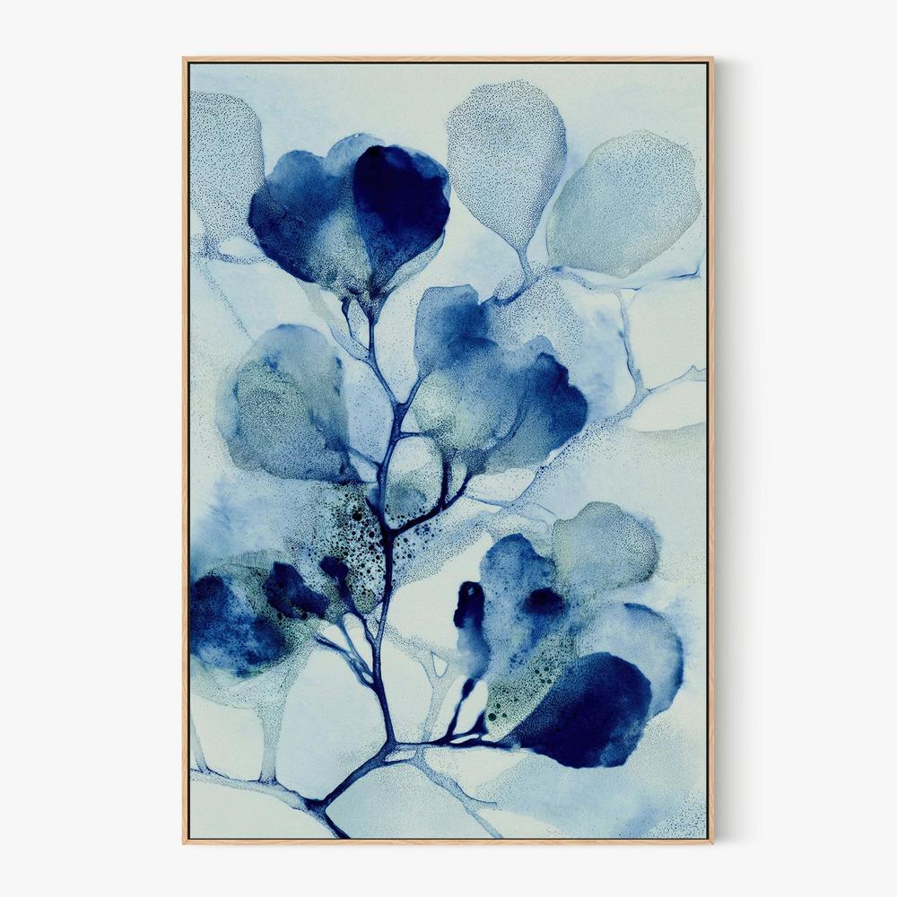 Cyanotype Cherry Branch-by-Jordão de Abreu-wall-art-print-canvas-poster-framed-Gioia