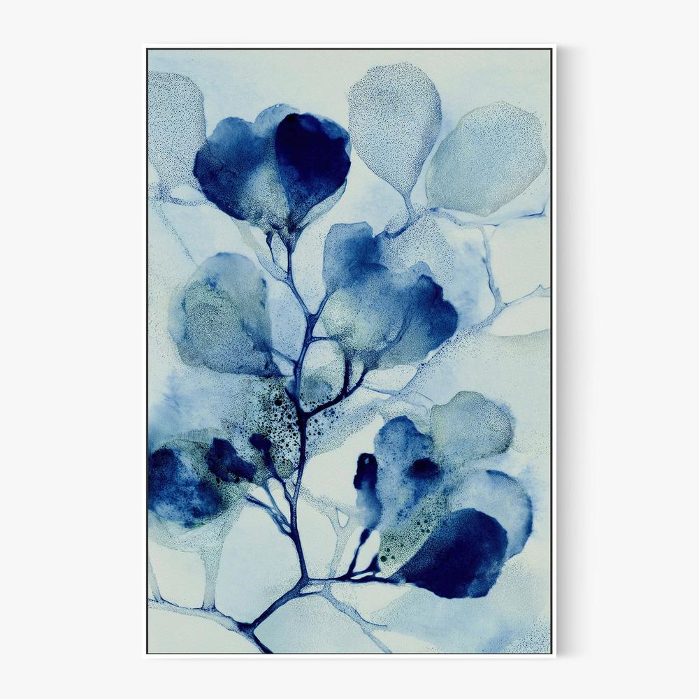 Cyanotype Cherry Branch-by-Jordão de Abreu-wall-art-print-canvas-poster-framed-Gioia