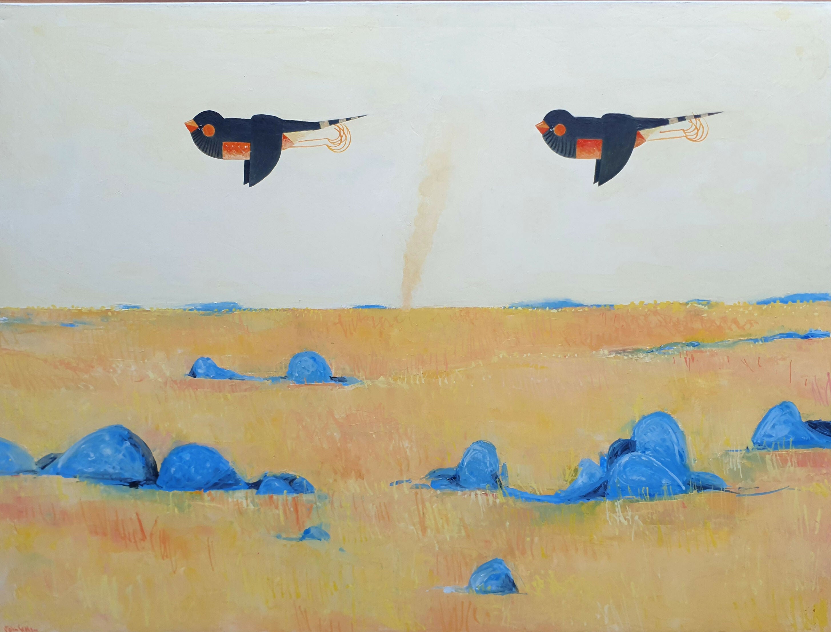 Two Zebra Finch