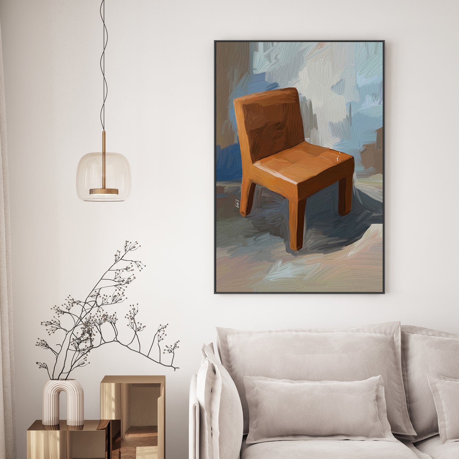 SILLA MARRON