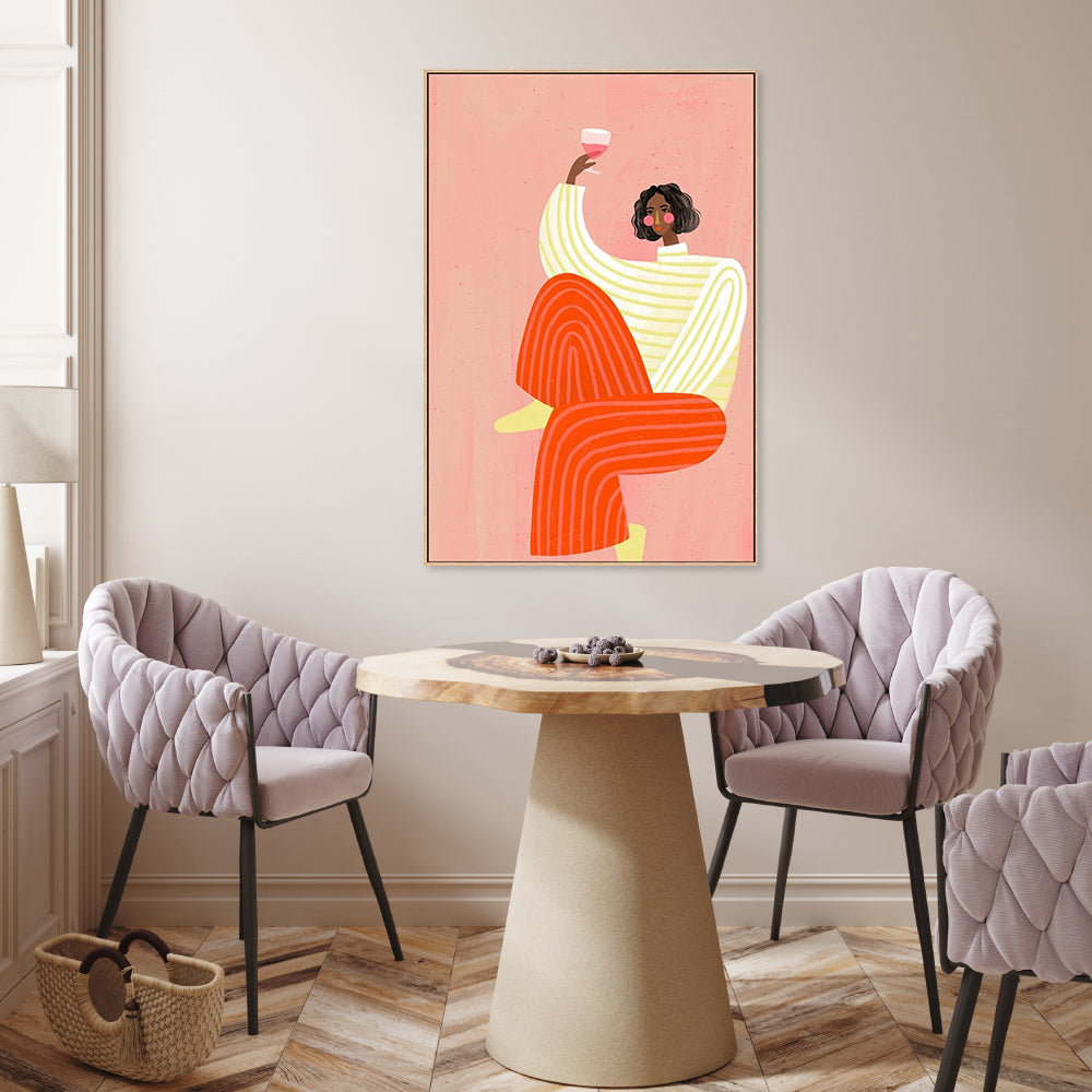 The Woman With The Glass of Wine