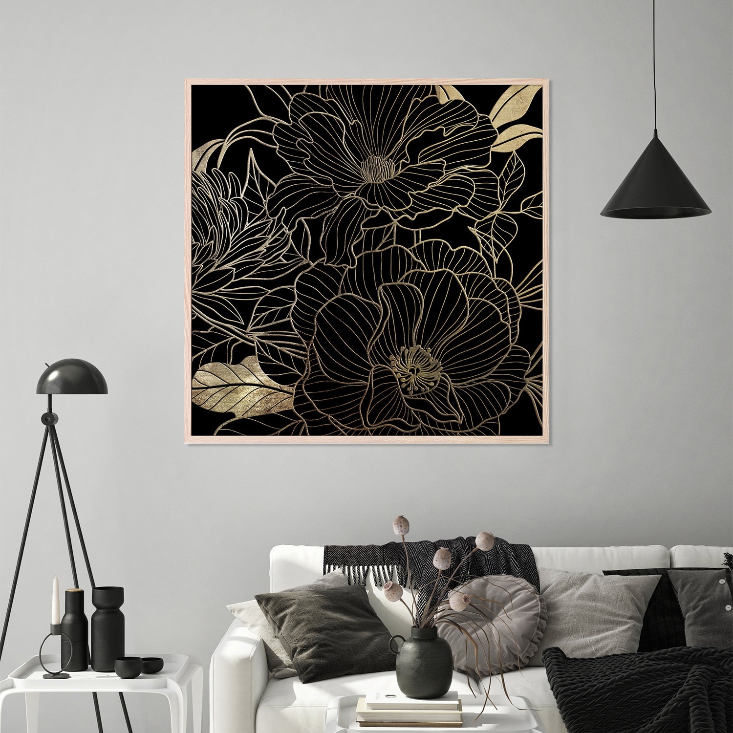 Floral Golden Garden