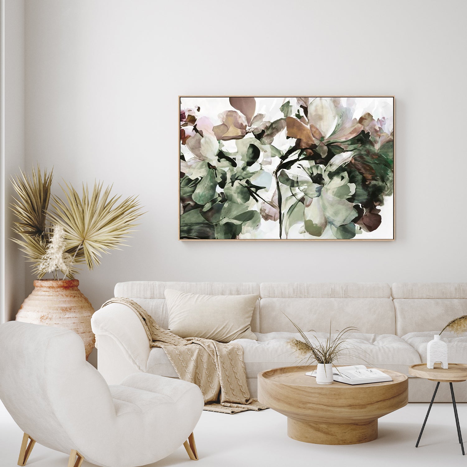 絵描きhiro C「ウーマンズエッセンス」 Pistachio Hydrangea , By Dear Musketeer Studio,Wall Art Canvas Print,