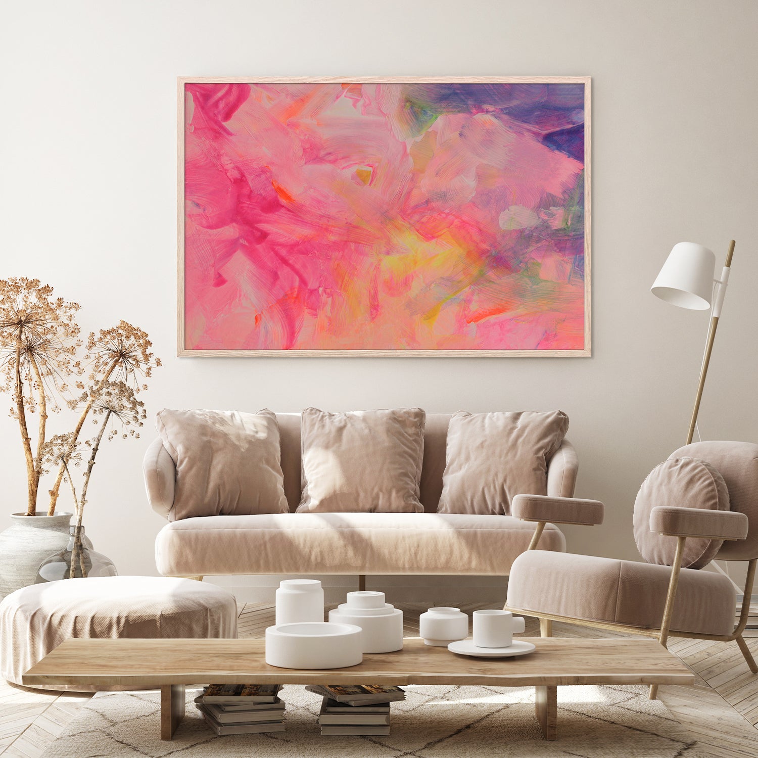 Pink and Violet Merge