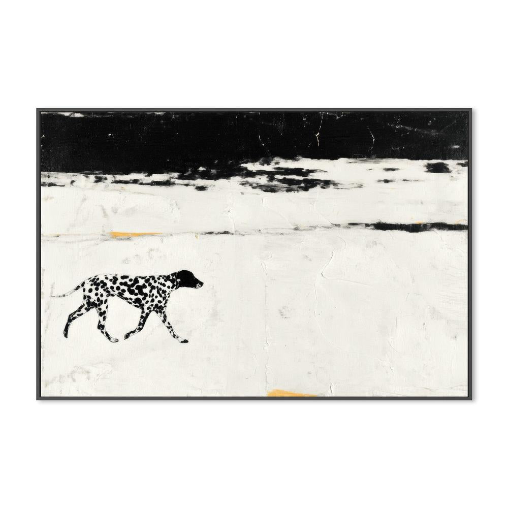 Dalmatian on the Shore-by-Chromatic Storm Studio-wall-art-print-canvas-poster-framed-Gioia
