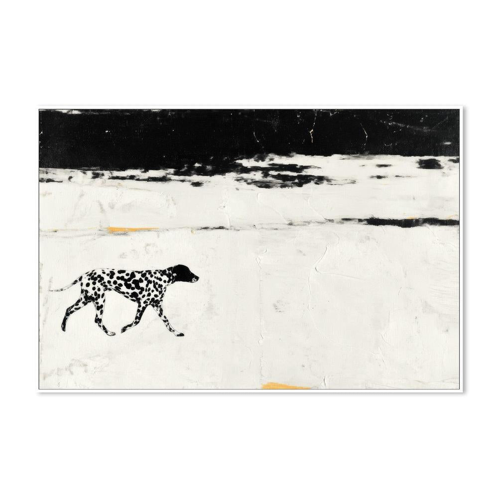 Dalmatian on the Shore-by-Chromatic Storm Studio-wall-art-print-canvas-poster-framed-Gioia