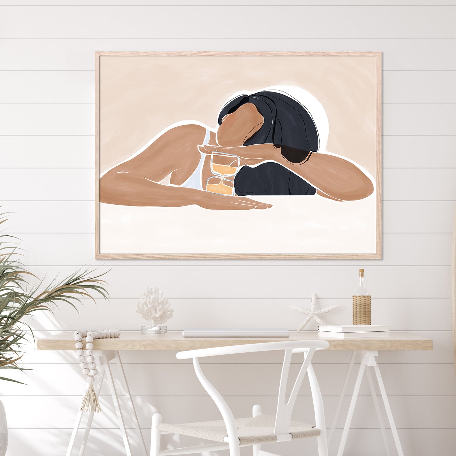 Woman With a Magic Hourglass