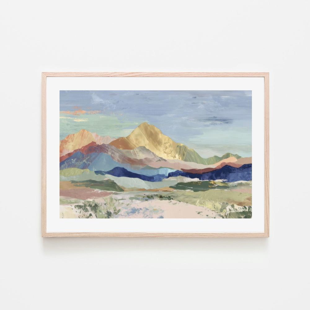 Desert Basin Sunset Vista-by-Chromatic Storm Studio-wall-art-print-canvas-poster-framed-Gioia