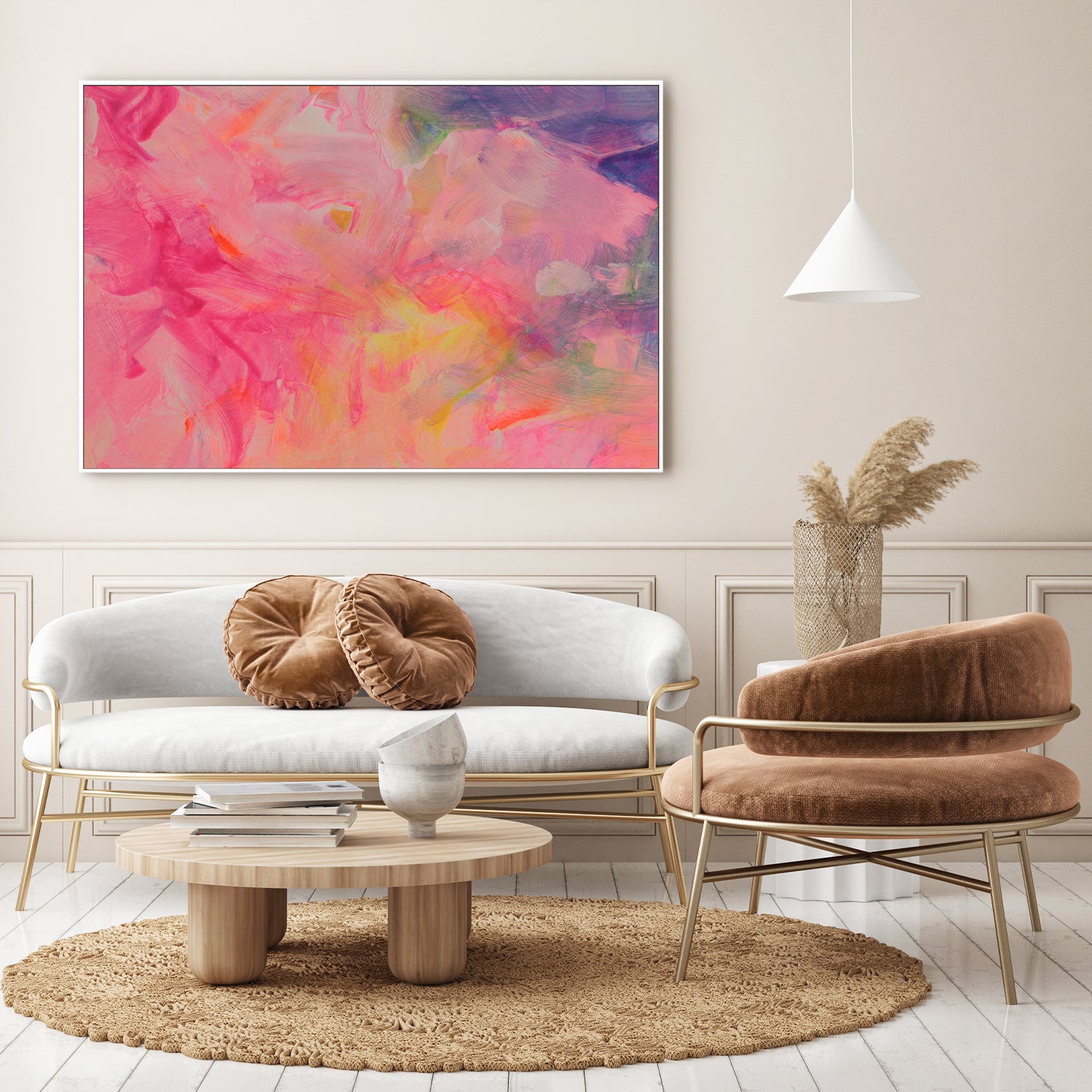 Pink and Violet Merge
