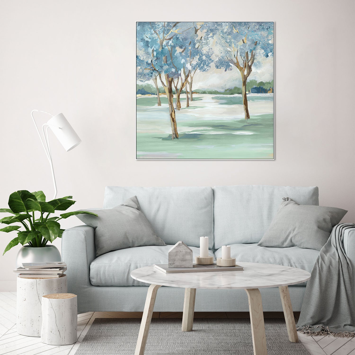 Serene Blue Scenes, Style B