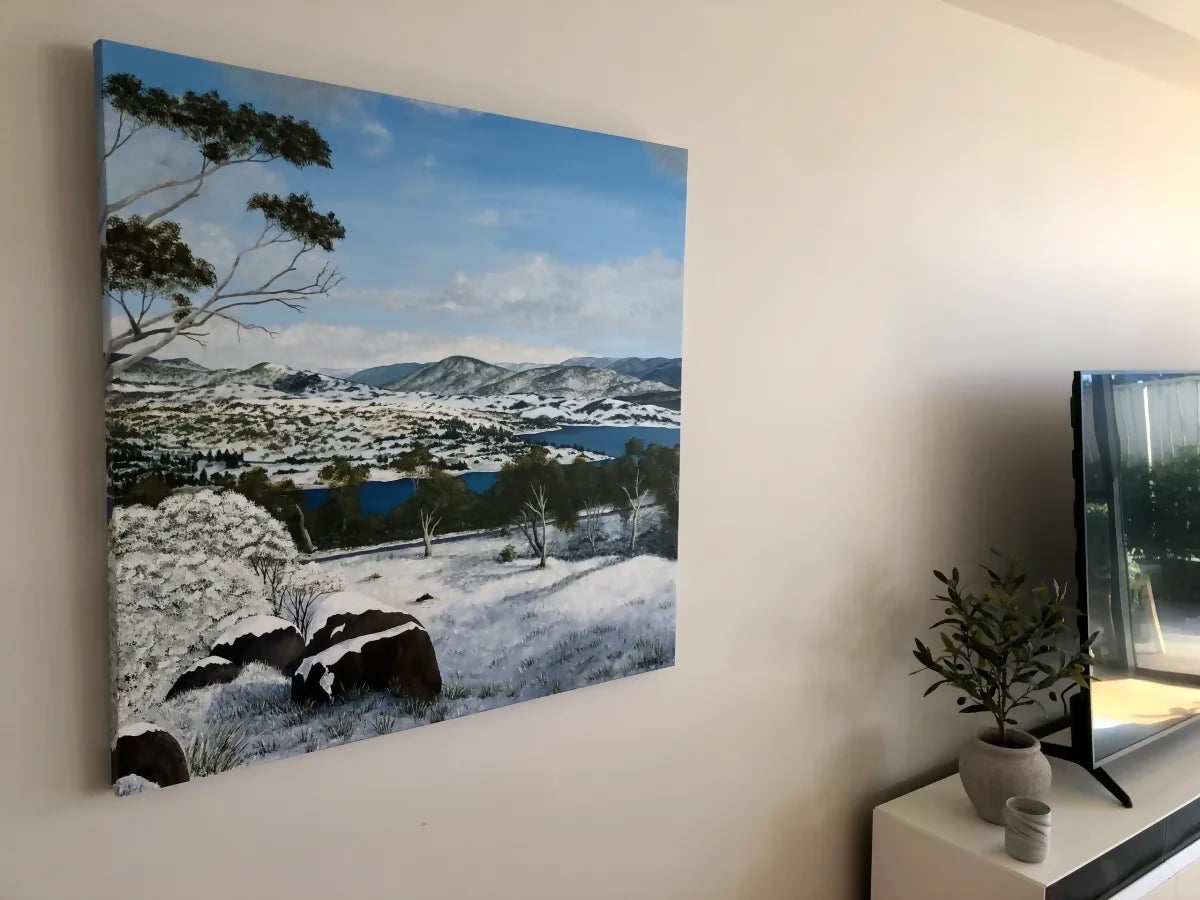 Snow covered Jindabyne