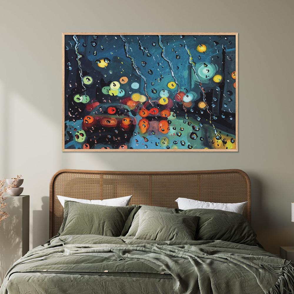 Disco Rain-by-Kate Jarvik Birch-wall-art-print-canvas-poster-framed-Gioia