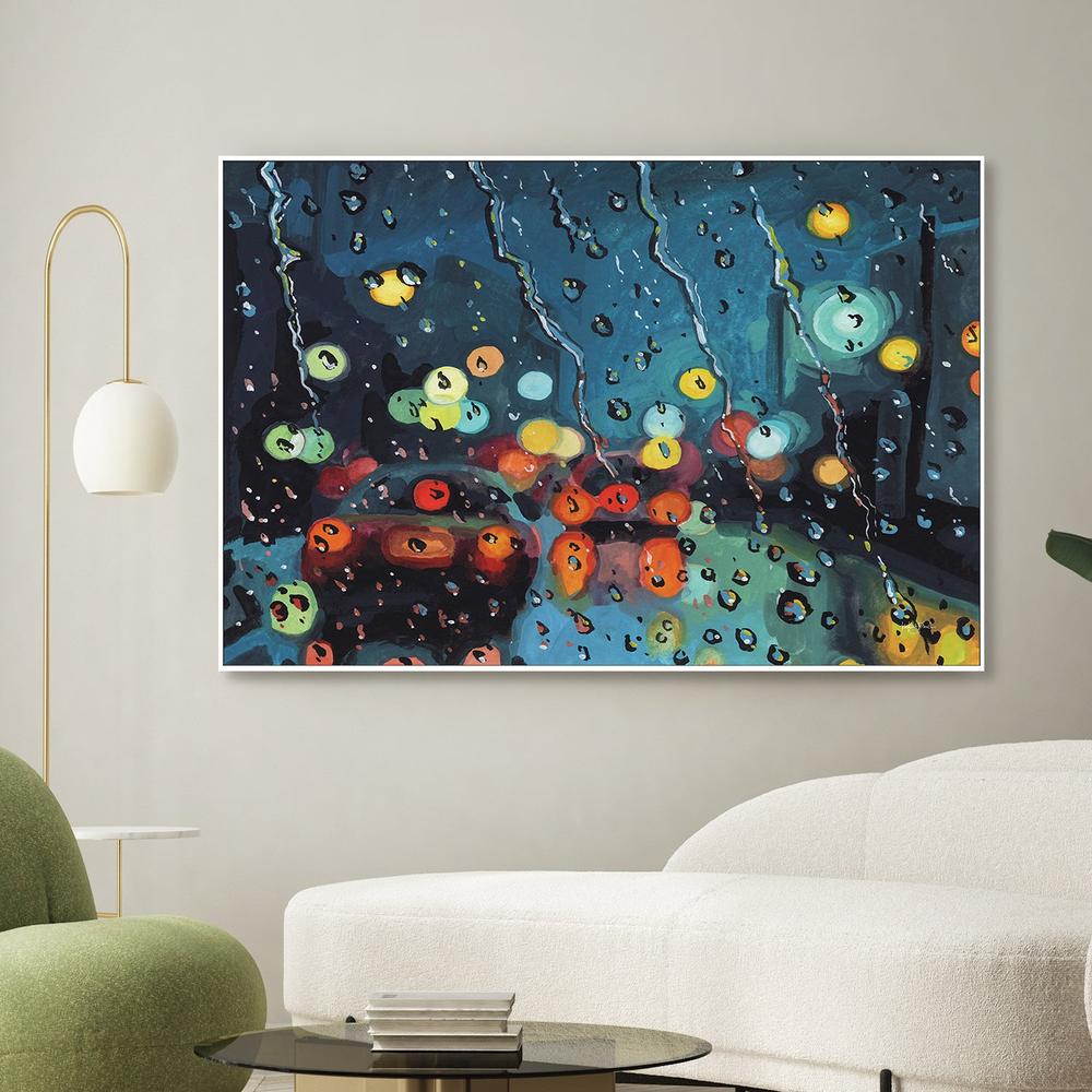 Disco Rain-by-Kate Jarvik Birch-wall-art-print-canvas-poster-framed-Gioia