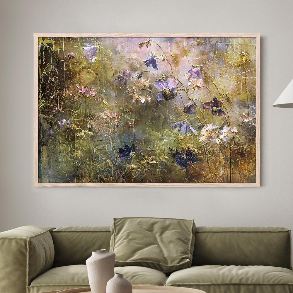Dreamy Floral Texture-by-Rafal Kulik-wall-art-print-canvas-poster-framed-Gioia