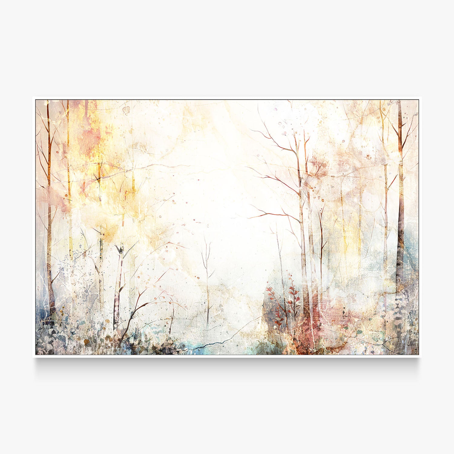 Dreamy Golden Forest-by-Rafal Kulik-wall-art-print-canvas-poster-framed-Gioia