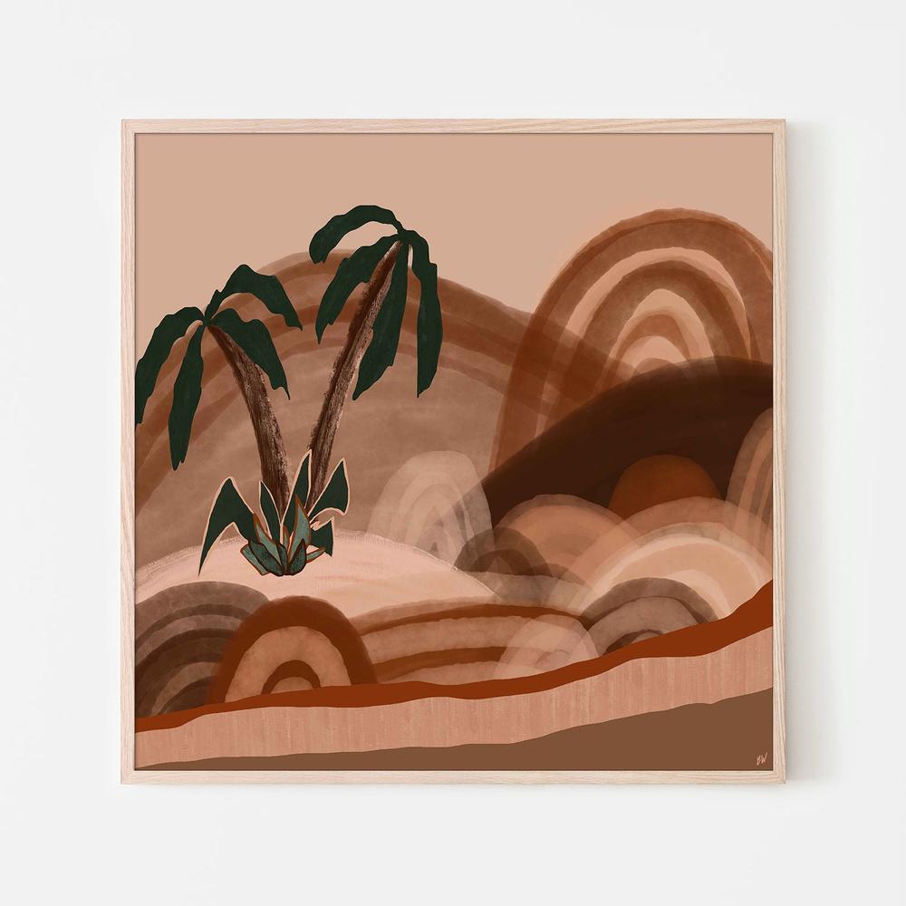 Dreamy Hills-by-Carrie Welsh-wall-art-print-canvas-poster-framed-Gioia