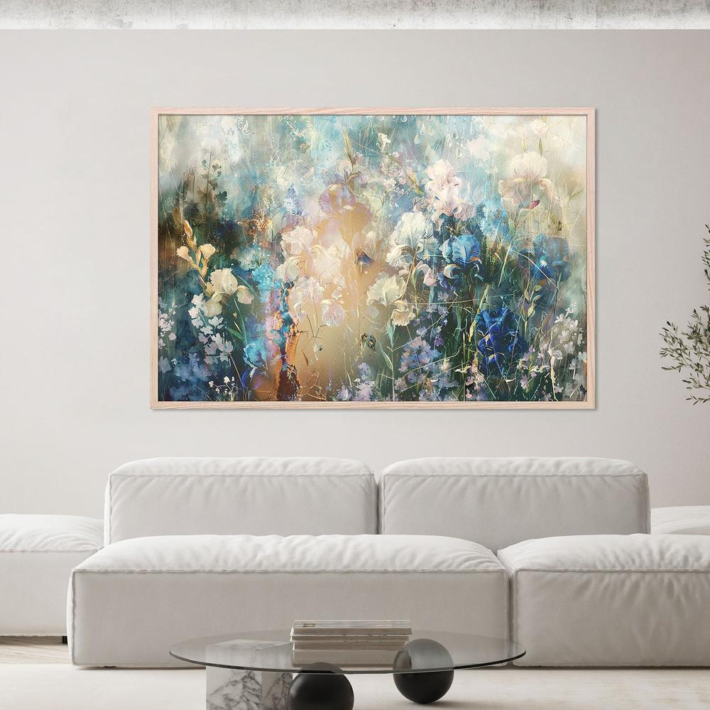Dreamy Iris Garden-by-Rafal Kulik-wall-art-print-canvas-poster-framed-Gioia