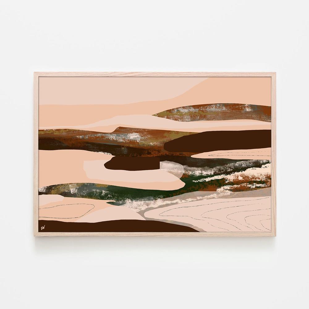 Dune-by-Carrie Welsh-wall-art-print-canvas-poster-framed-Gioia