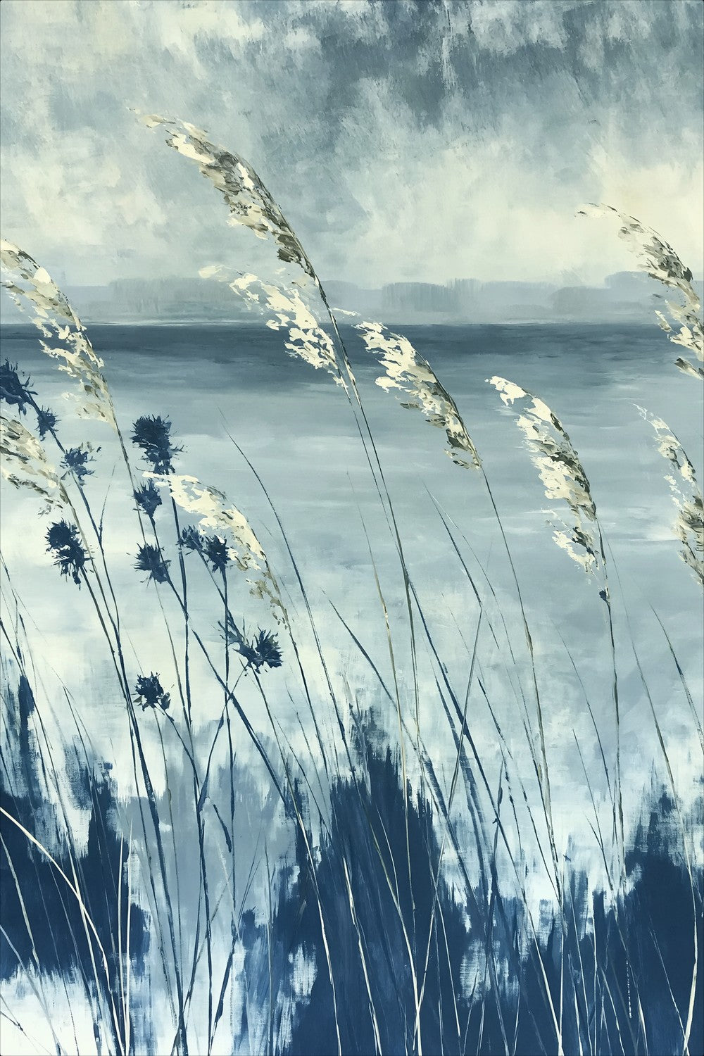 Dune Oats Coastal Sky-by-Chromatic Storm Studio-wall-art-print-canvas-poster-framed-Gioia