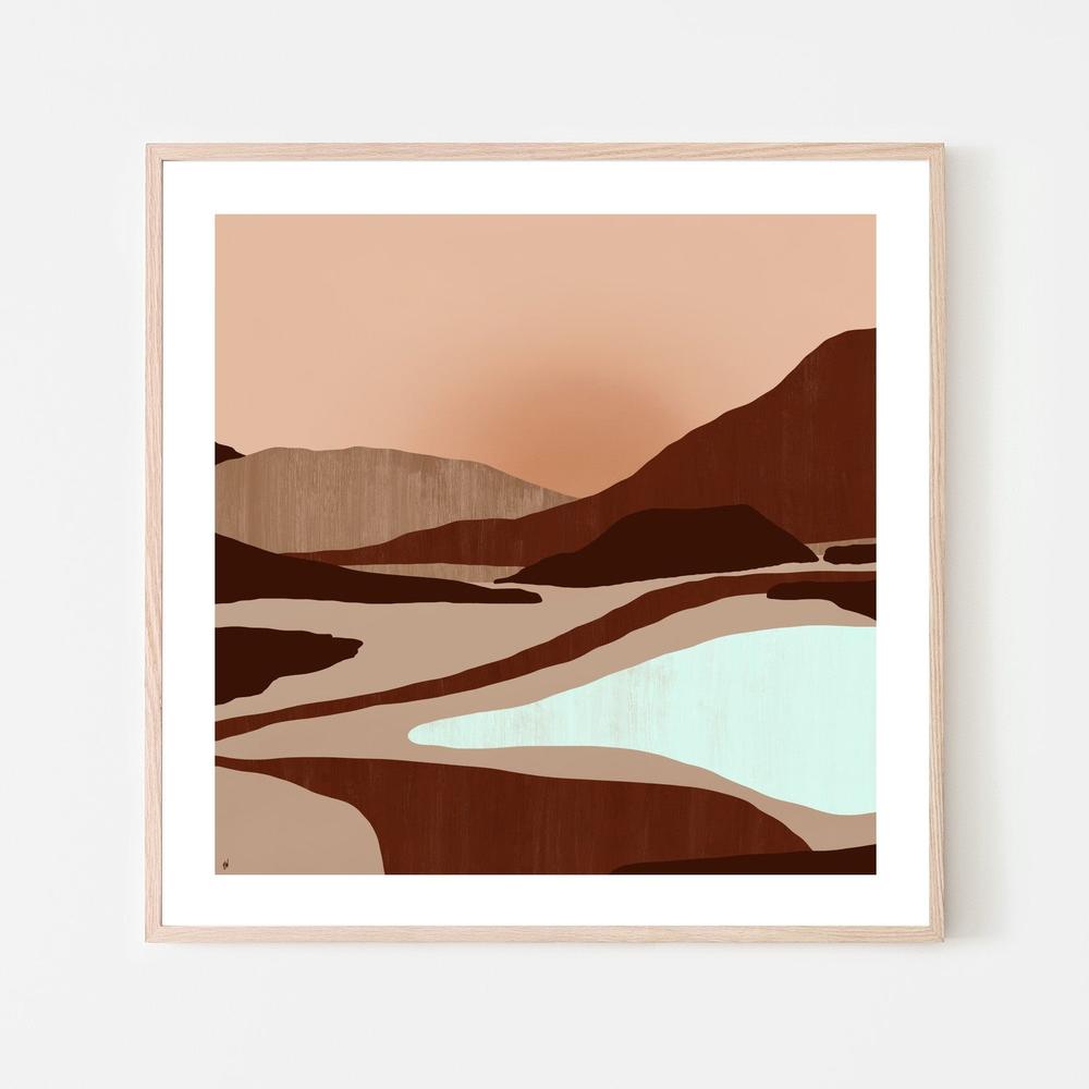Earth And Light-by-Carrie Welsh-wall-art-print-canvas-poster-framed-Gioia