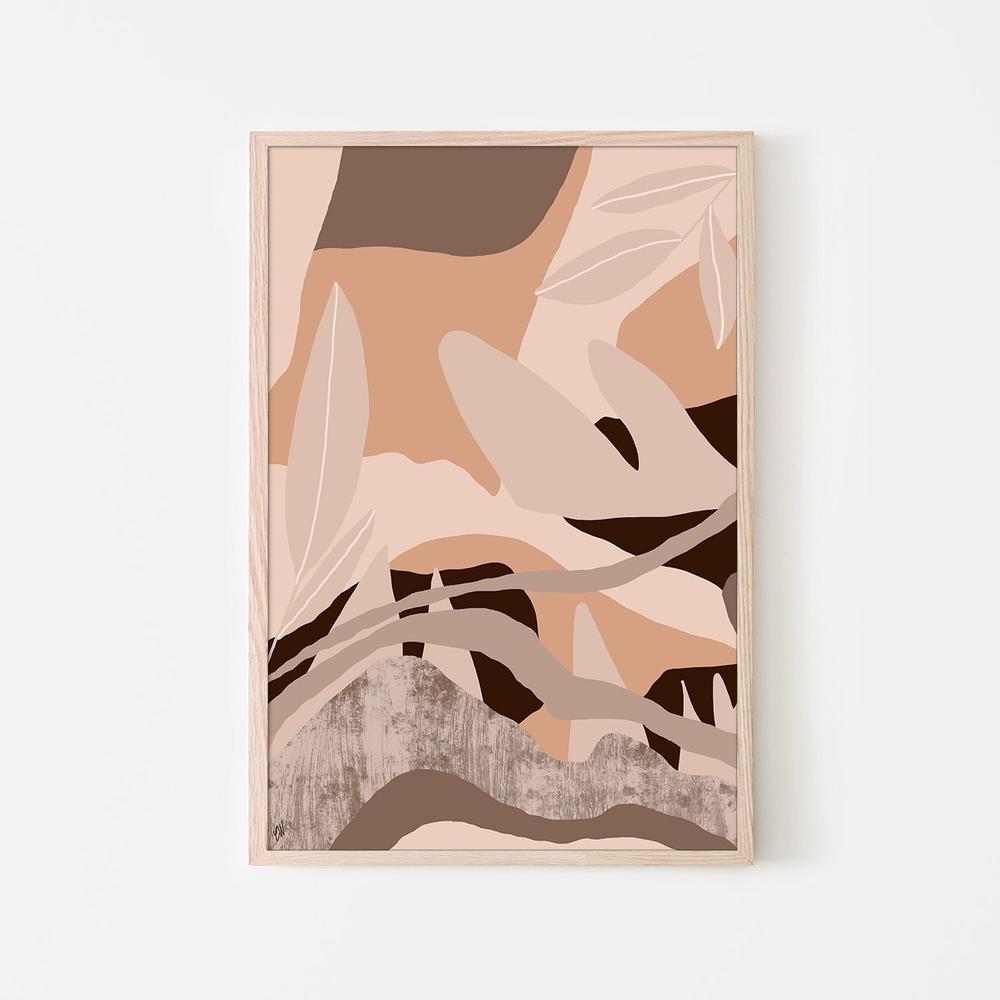 Earthen Dreamscape-by-Carrie Welsh-wall-art-print-canvas-poster-framed-Gioia