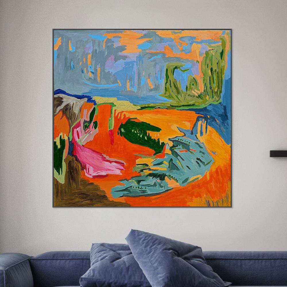Earthsong-by-Alpana Rai-wall-art-print-canvas-poster-framed-Gioia