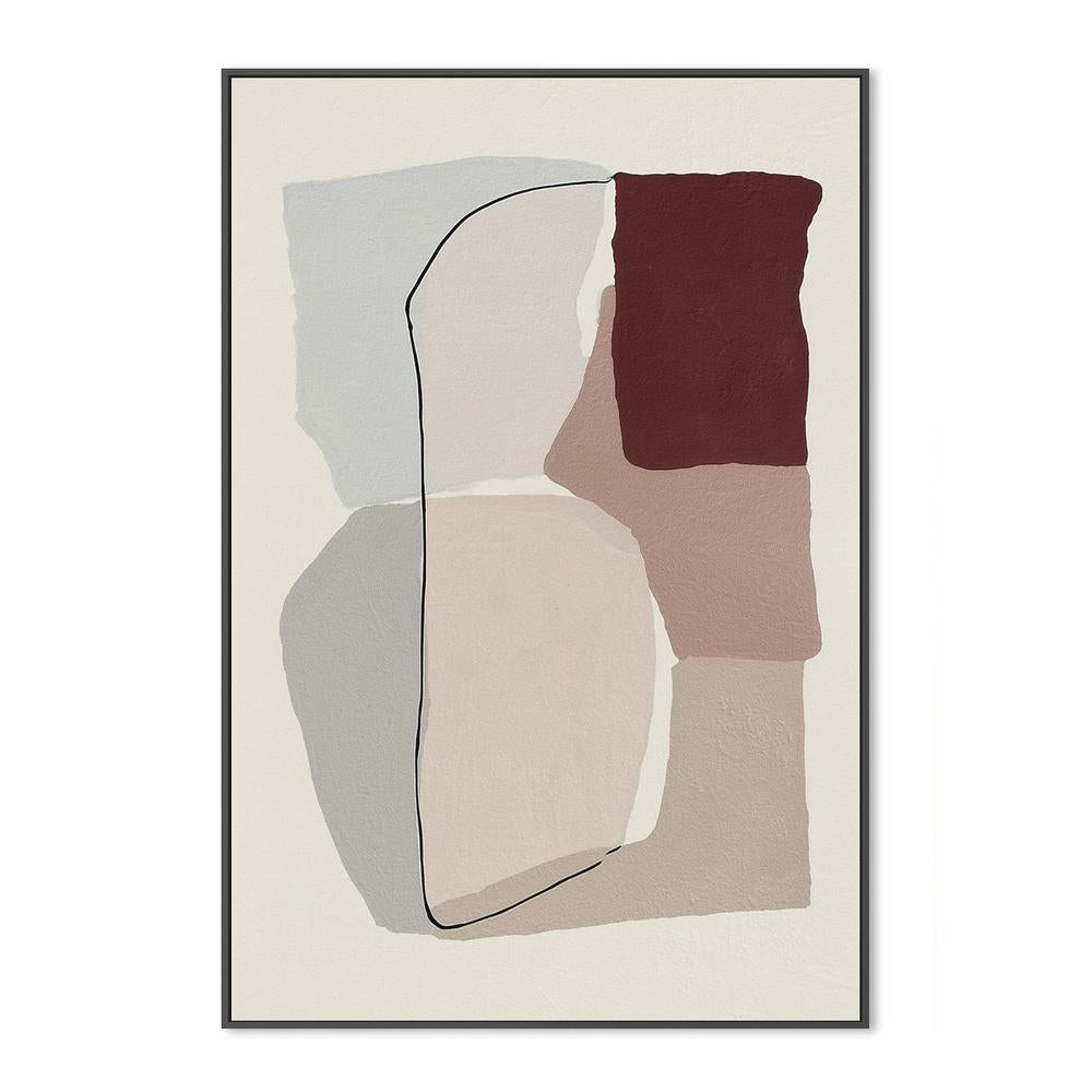 Earthy Abstract Shapes-by-Alma-wall-art-print-canvas-poster-framed-Gioia