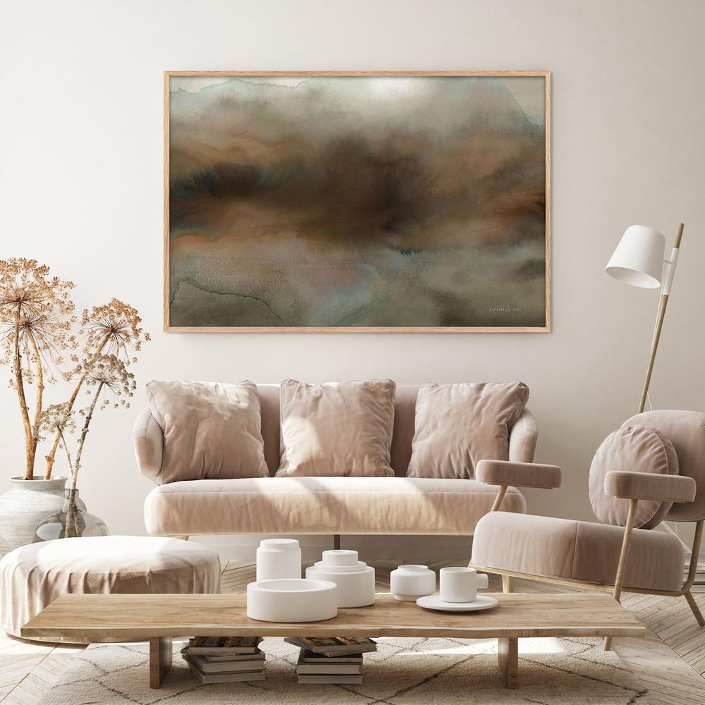 Earthy Abstract, Style B-by-Danhui Nai-wall-art-print-canvas-poster-framed-Gioia