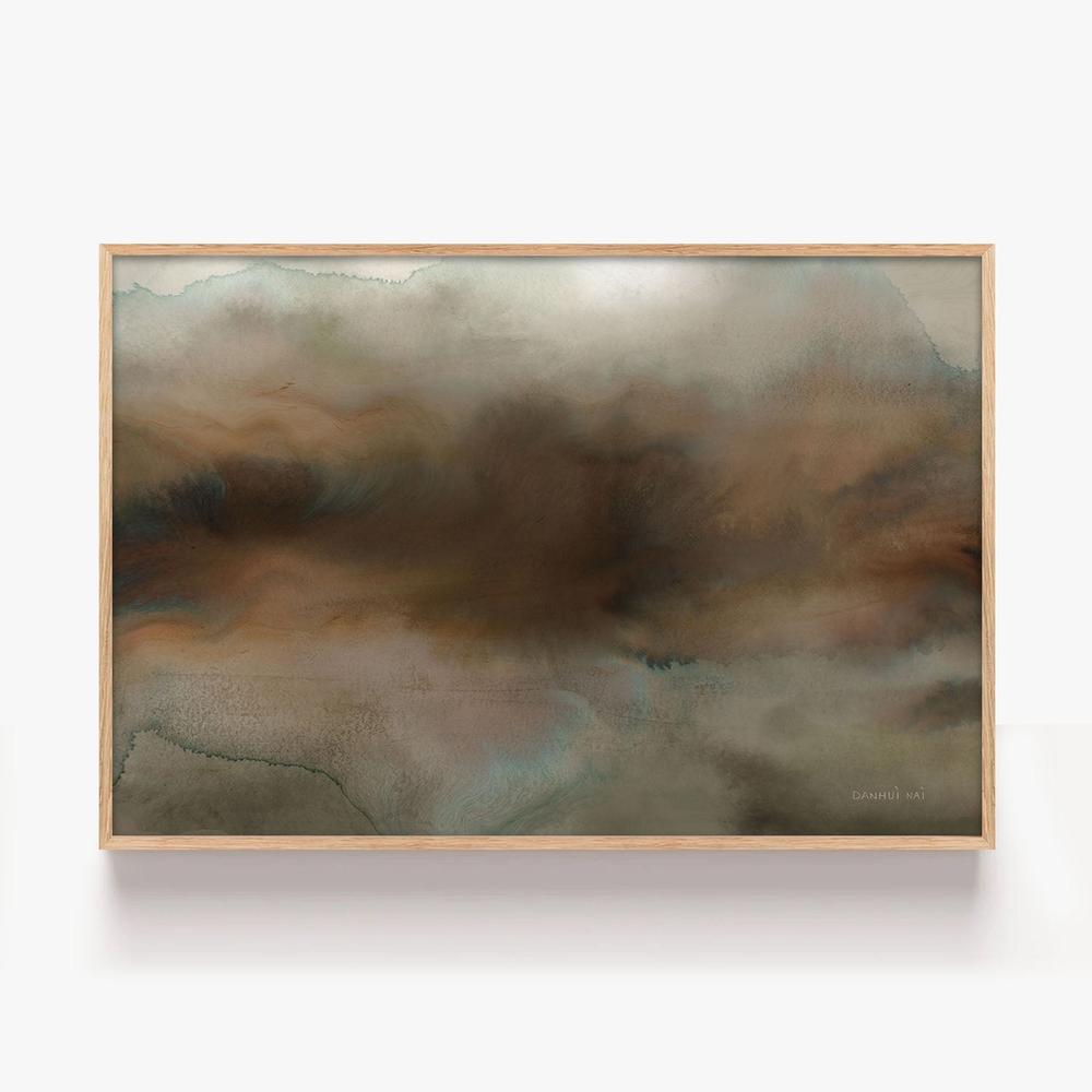 Earthy Abstract, Style B-by-Danhui Nai-wall-art-print-canvas-poster-framed-Gioia