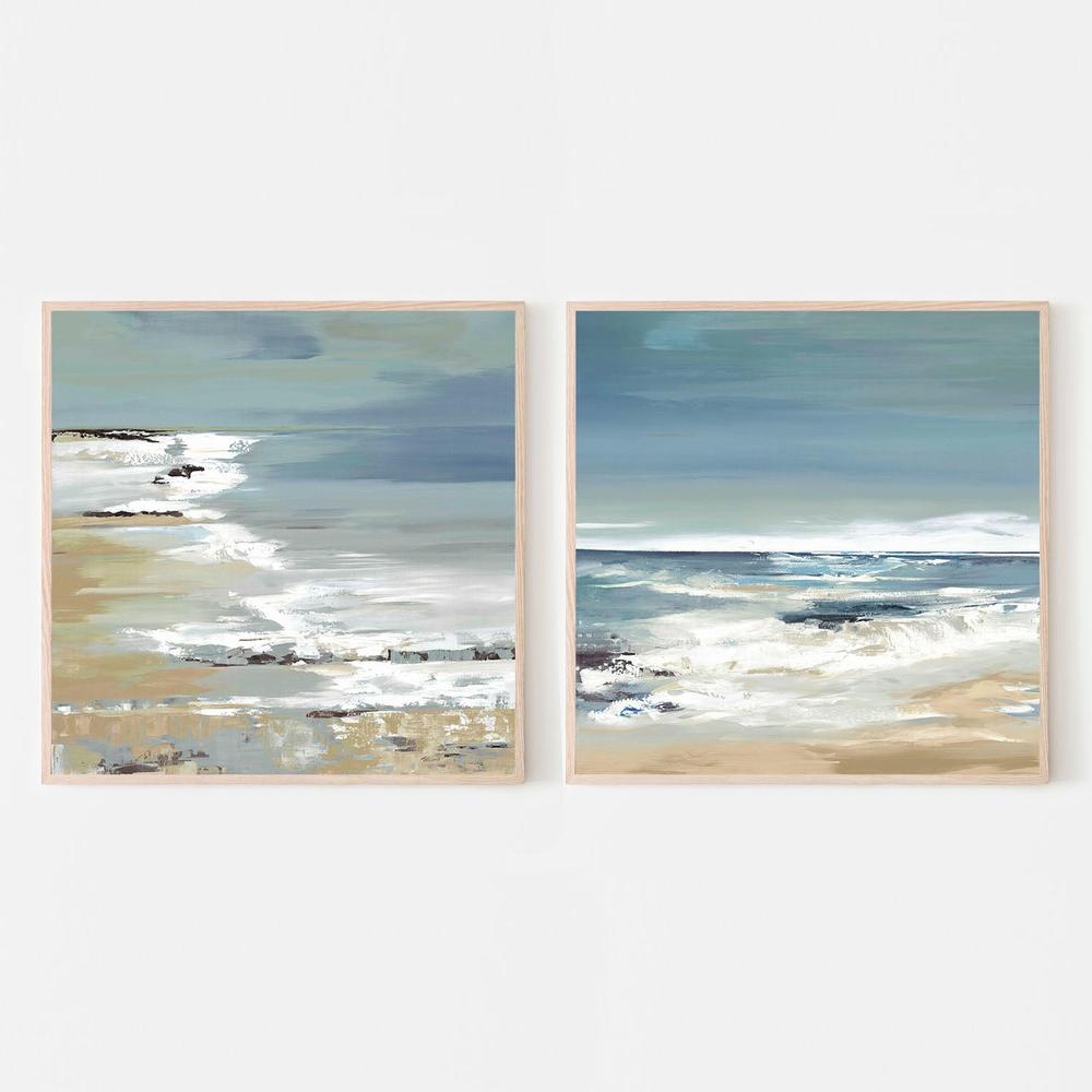 East Coast, Style A & B, Set Of 2-by-Lera-wall-art-print-canvas-poster-framed-Gioia