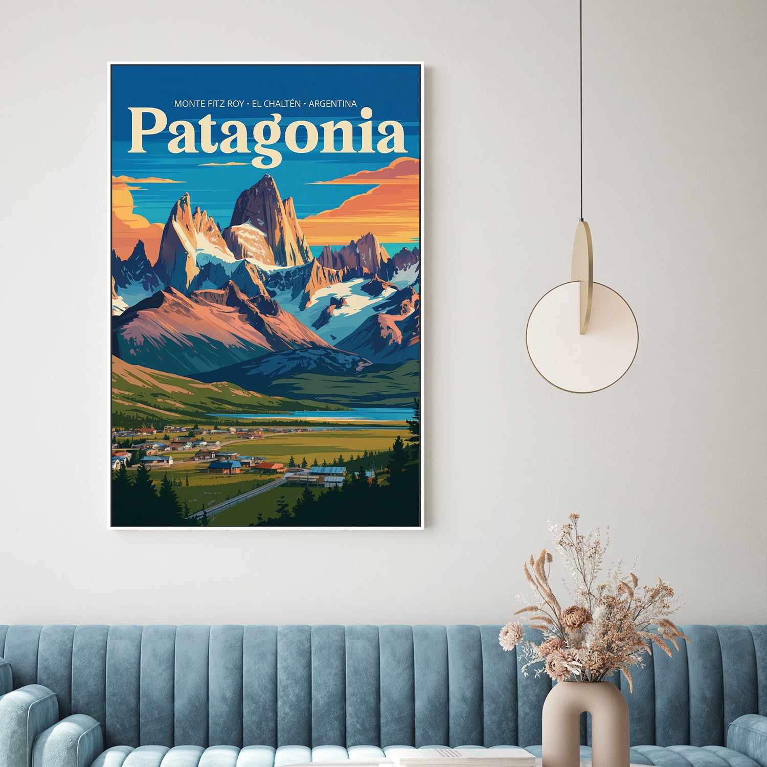 El ChaltAcn Valley Glow-by-Andreas Magnusson-wall-art-print-canvas-poster-framed-Gioia