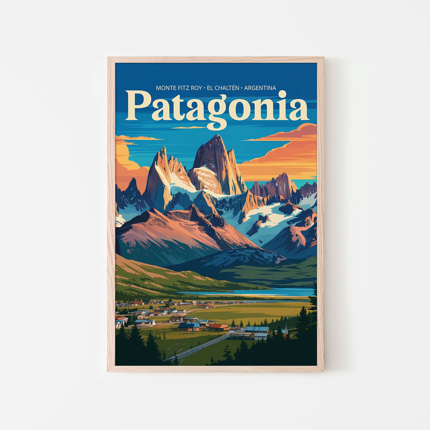 El ChaltAcn Valley Glow-by-Andreas Magnusson-wall-art-print-canvas-poster-framed-Gioia
