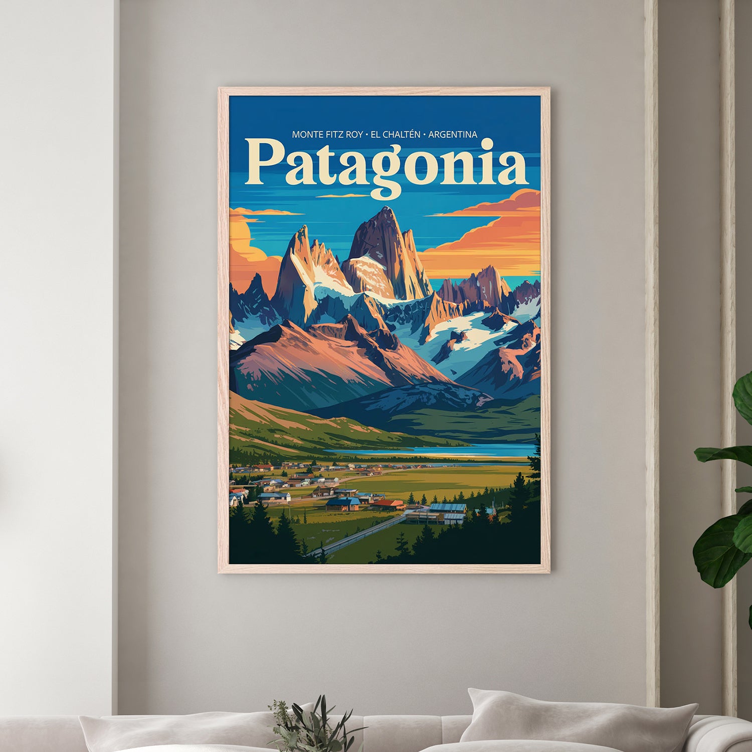 El ChaltAcn Valley Glow-by-Andreas Magnusson-wall-art-print-canvas-poster-framed-Gioia