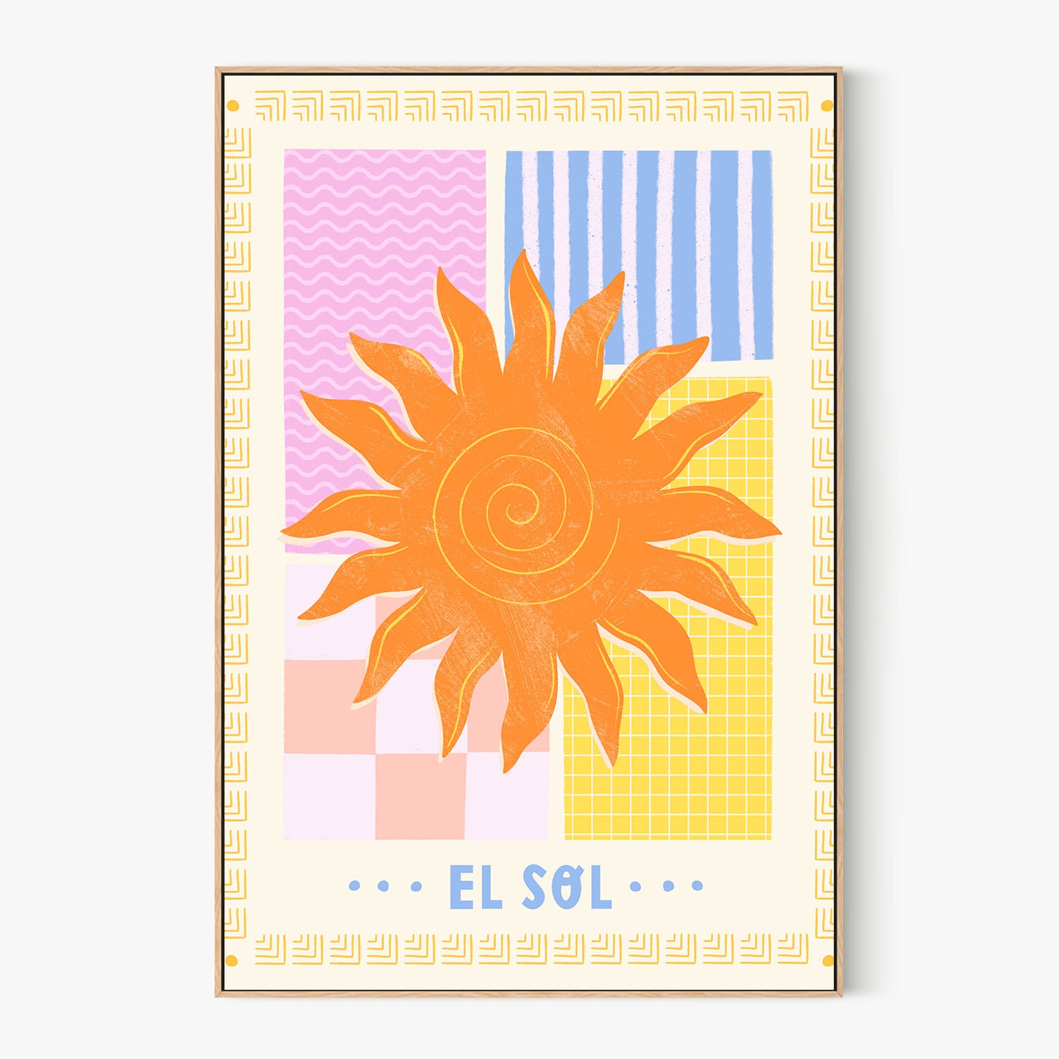 El Sol-by-Melissa Donne-wall-art-print-canvas-poster-framed-Gioia