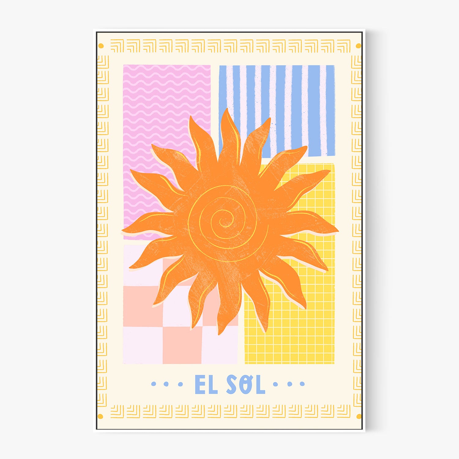 El Sol-by-Melissa Donne-wall-art-print-canvas-poster-framed-Gioia