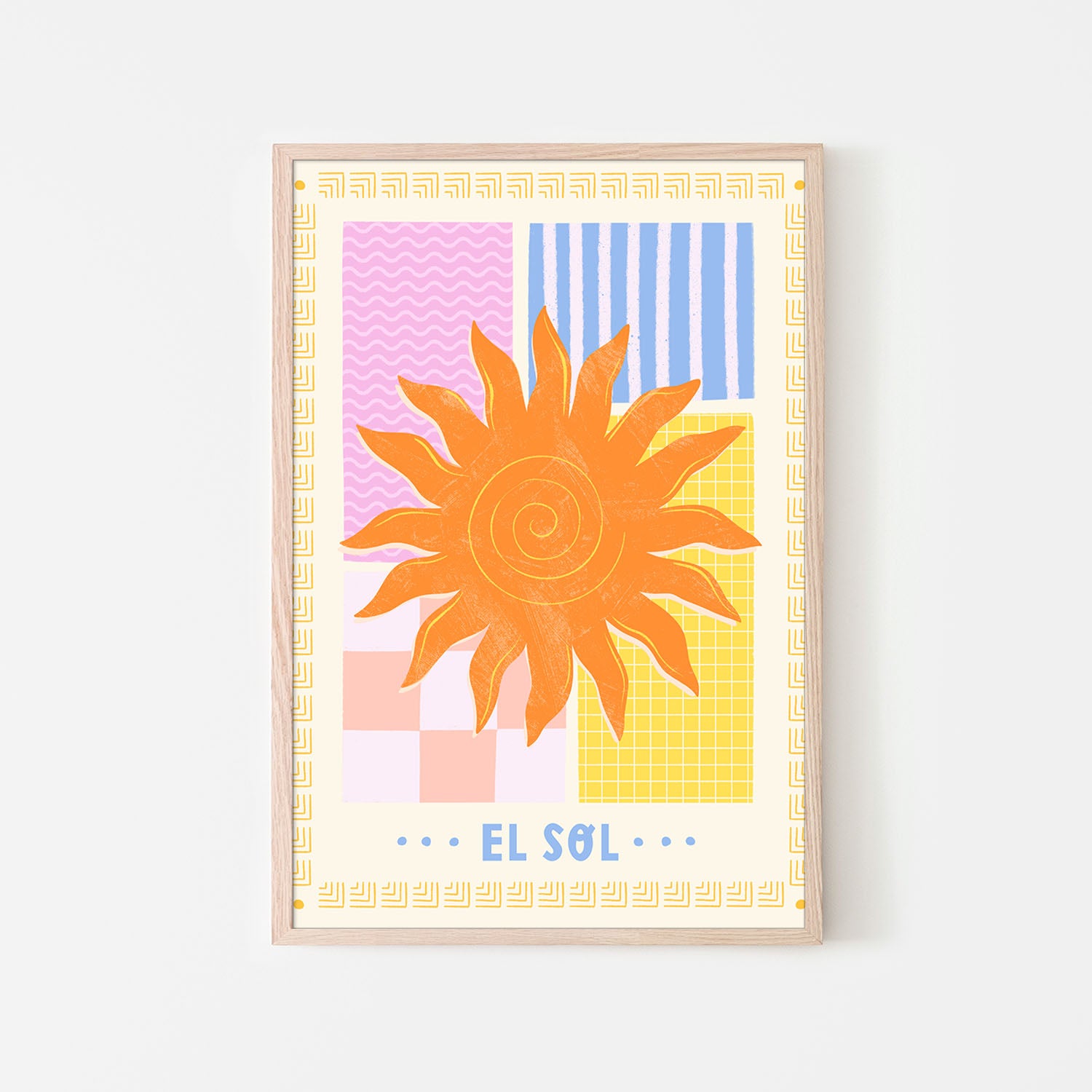 El Sol-by-Melissa Donne-wall-art-print-canvas-poster-framed-Gioia