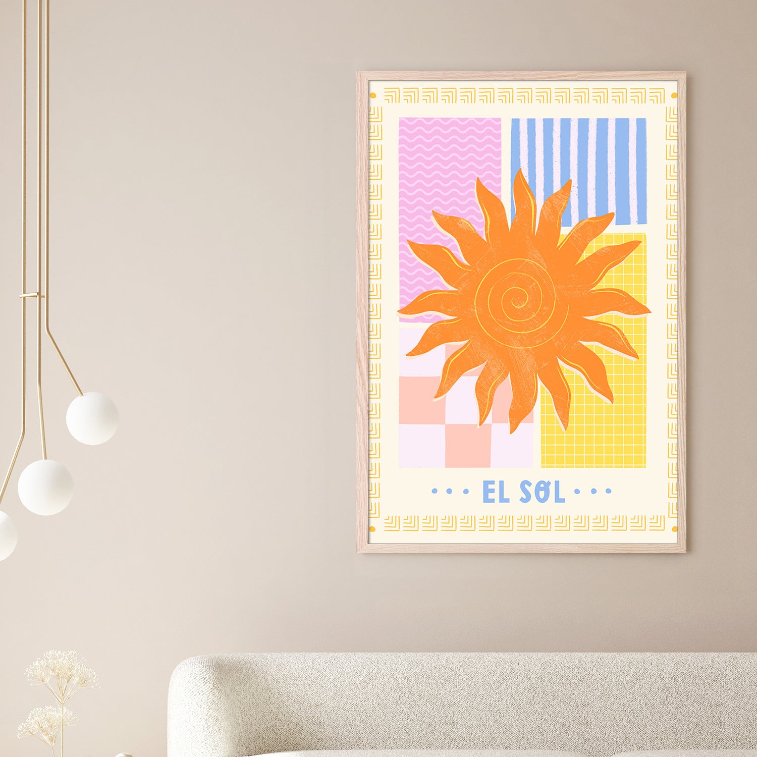 El Sol-by-Melissa Donne-wall-art-print-canvas-poster-framed-Gioia