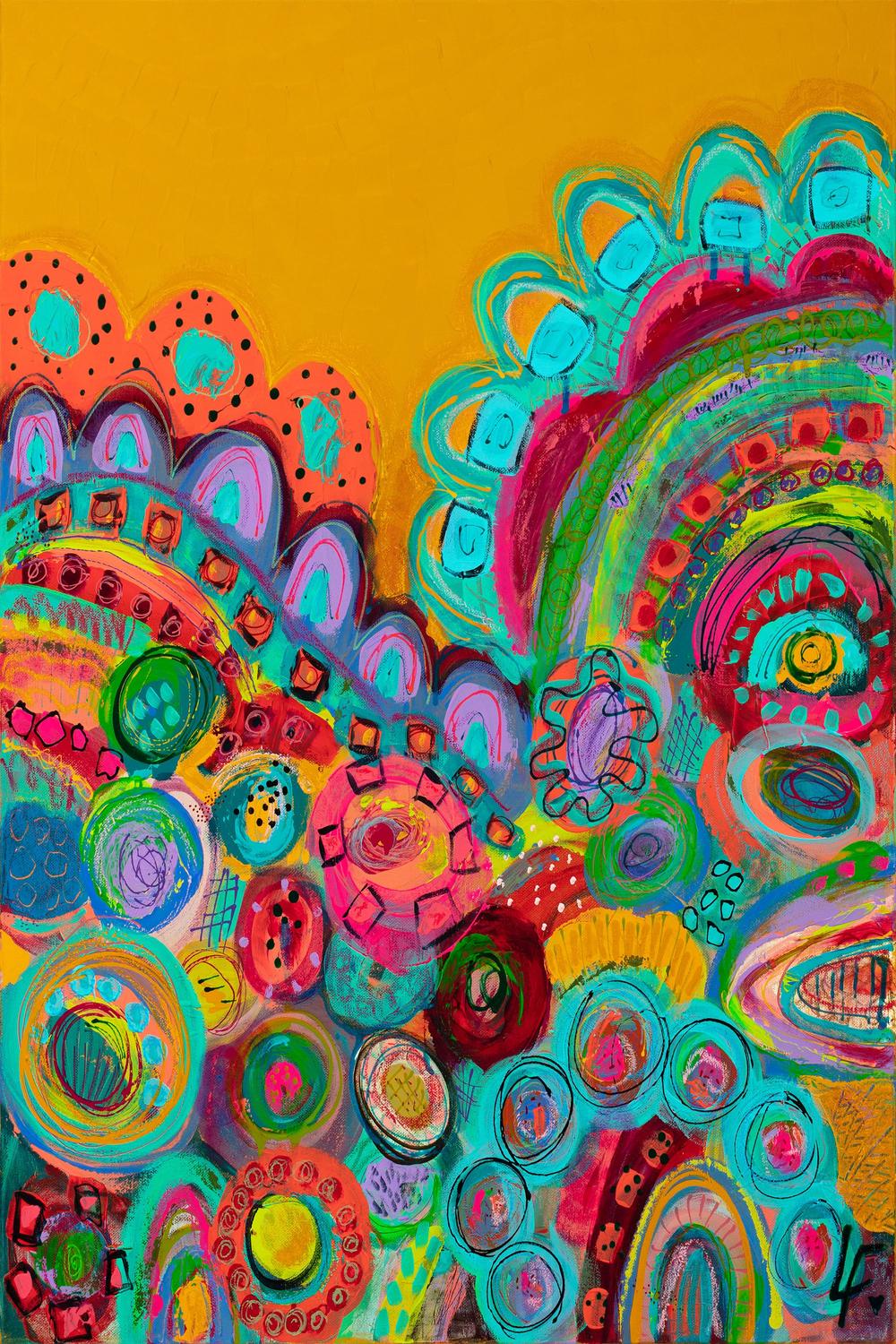 Electric Dreams-by-Lindy Farley-wall-art-print-canvas-poster-framed-Gioia
