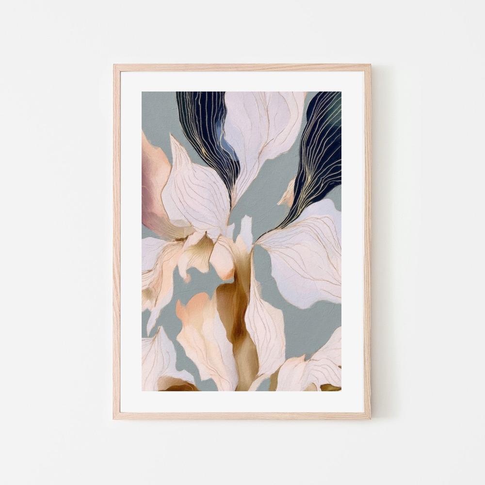Elegant Floral Abstraction-by-Alma-wall-art-print-canvas-poster-framed-Gioia