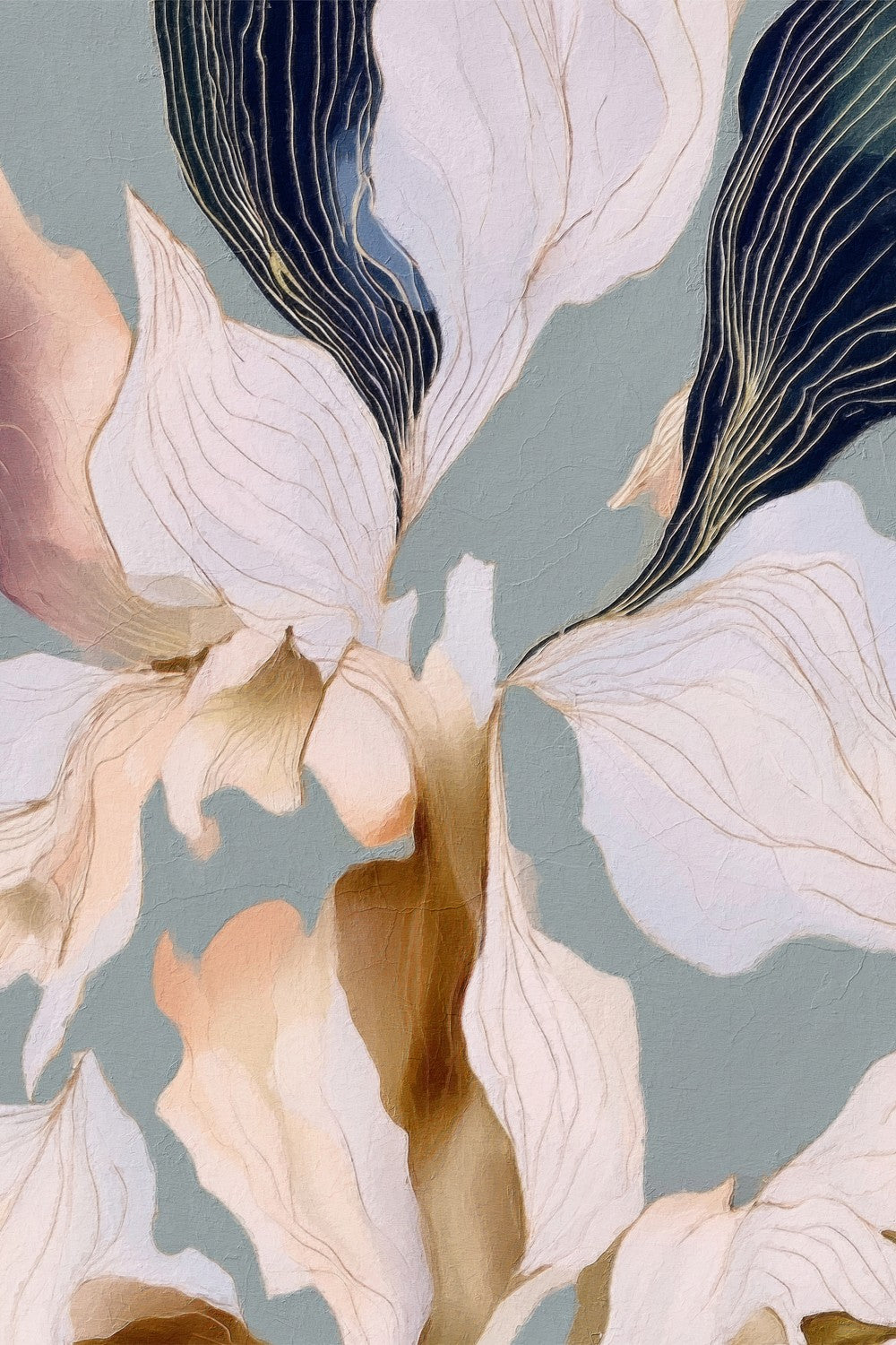 Elegant Floral Abstraction-by-Alma-wall-art-print-canvas-poster-framed-Gioia