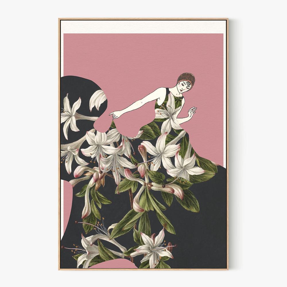 Elegant Floral Fashion-by-Wild Violets-wall-art-print-canvas-poster-framed-Gioia