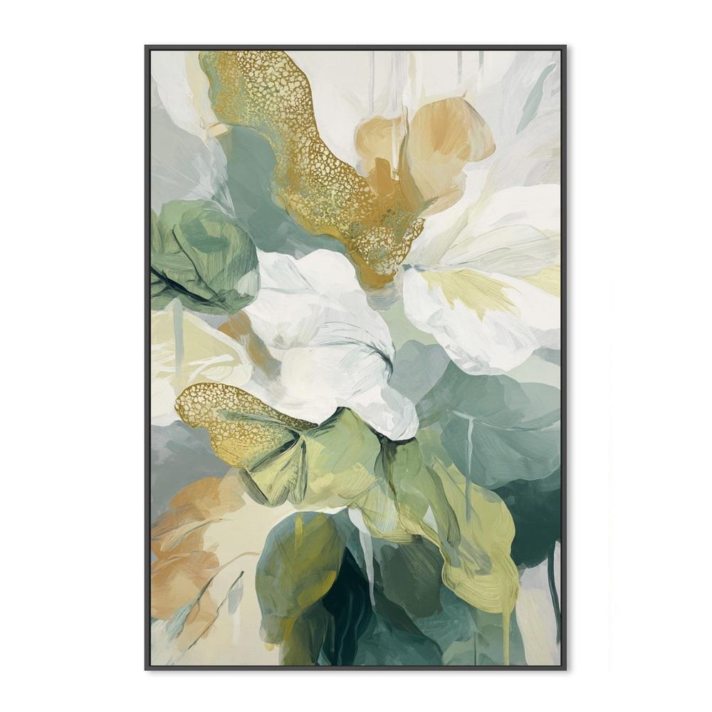 Elegant Gold Botanicals-by-Stephanie Jeuffroy-wall-art-print-canvas-poster-framed-Gioia